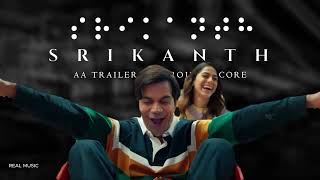 SRIKANTH Movie Trailer BGM  Rajkumar Rao Jyotika srikanth [upl. by Donegan]