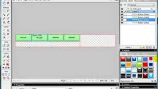 Fireworks Create a Button for Dreamweaver [upl. by Eneja]