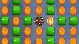 Candy Crush  CRAZY GREEN amp ORANGE CANDIES COMBO [upl. by Llewen]