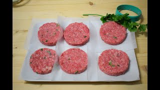 Hamburger di manzo fatti in casa  Le ricette di Che Preparo [upl. by Carder]