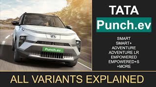 Tata Punchev All Variants Explained  2024 [upl. by Nihhi]