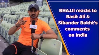 Harbhajan Singh reacts to Basit Ali and Sikander Bakhts comments on India  Cricket World Cup 2019 [upl. by Munafo]