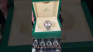 Rolex Oyster Perpetual 41 Silver Dial Steel Mens Watch 124300 Review  SwissWatchExpo [upl. by Edsel]