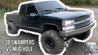 38 Inch Swampers VS Mud Hole [upl. by Lered]