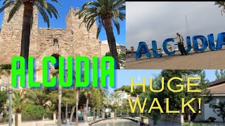 Alcudia all areas big walk May 2024 [upl. by Yecies762]