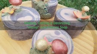 StumpCold Process Rimmed Soap with CP Soap Decorations [upl. by Nareht935]