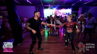 Ernesto Bulnes amp Denisse Cambria  Social dancing  Croatian Summer Salsa Festival Rovinj 2018 [upl. by Melisenda]