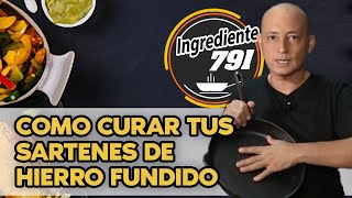 Como 🚀 CURAR un SARTÉN de 💪 hierro fundido [upl. by Thanasi182]