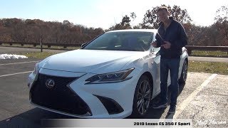 Review 2019 Lexus ES 350 F Sport  A Sporty ES [upl. by Mcintyre]