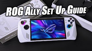 Asus Rog Ally Set Up Guide From Out Of The Box To Playing Your First Game [upl. by Dietsche]