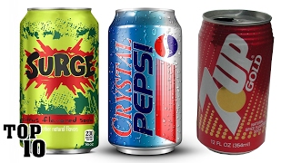 Top 10 Discontinued Sodas We All Miss [upl. by Ysdnil]