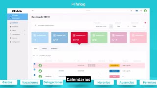 Aprende a CREAR calendarios para tu DELEGACIÓN en HRLOG [upl. by Anilos]