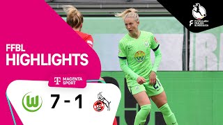 VfL Wolfsburg  1 FC Köln  Highlights FLYERALARM FrauenBundesliga 2223 [upl. by Ioj]