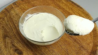 Mascarpone recette 2 ingrédients seulement et sans thermomètre [upl. by Alled]