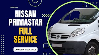 Nissan Primastar Trafic Vivaro  full service [upl. by Oneil]