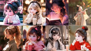 ✨Cartoon girl dpz🧸Cute cartoon baby dp Anime dp photo unique whatsapp dp [upl. by Enirtak]