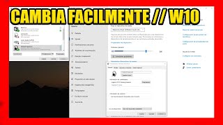 como CAMBIAR de ALTAVOCES a AURICULARES en WINDOWS 10 [upl. by Arad]