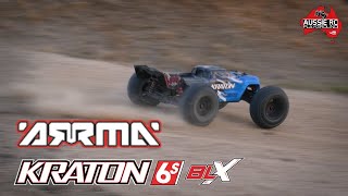 ARRMA Kraton 6S BLX V4 First running video [upl. by Gleda]