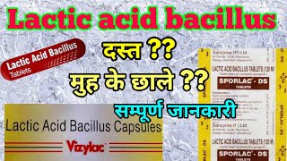 Lactic acid bacillus tablet Sporlac tablet  Vizylac capsule use dosage [upl. by Kiker]