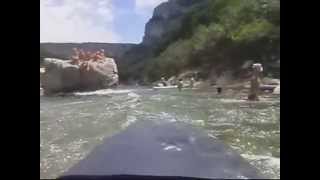 Ardeche River  A 32km Virtual Descent [upl. by Airogerg]