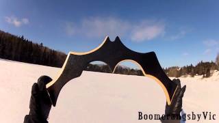 6 Extreme video game props made into Real boomerangs [upl. by Yahsed]