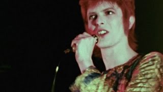 David Bowie  Suffragette City  live 1972 rare footage2016 edit [upl. by Airtap379]