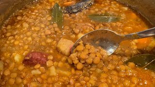 ✅ LENTEJAS CON CHORIZO COCINA DE LA ABUELAMUY FACILES Y DELICIOSAS [upl. by Steffin387]