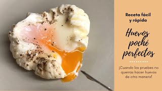 Como Hacer HUEVOS POCHÉ o HUEVOS ESCALFADOS Perfectos👌 ¡Receta en 1 Minuto shorts [upl. by Mathilde70]