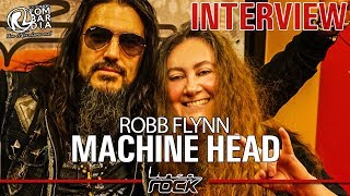 MACHINE HEAD  Robb Flynn interview Linea Rock 2018 by Barbara Caserta [upl. by Ergener]