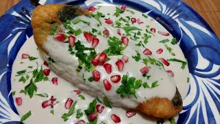 COMO HACER CHILES EN NOGADA DELICIOSOS [upl. by Leasim]