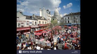 Place du tertre montmartre Paris [upl. by Enelaehs]