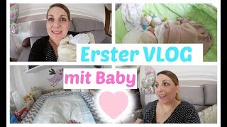 Familien VLOG  Wir leben uns ein  Baby Fotoshooting  das erste Mal Baden  Linda [upl. by Rese]