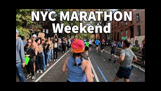 2023 NYC Marathon Weekend Shakeout Runs Events and Race [upl. by Nyladnarb]