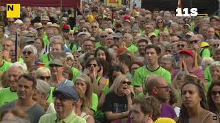 Xulada als partits independentistes a la Diada de Catalunya  EL NACIONAL [upl. by Sweatt]