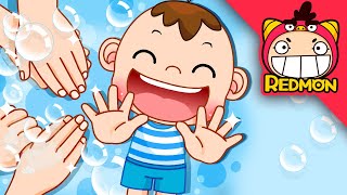 Washing hands  Good habits song  Nursery Rhymes  REDMON [upl. by Sileray104]