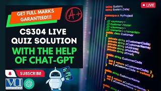 CS304 LIVE VU QUIZ 3 Get Full Marks Guaranteed 💯✍️  🔥 Hack 🔒 Quiz Firewall  Virtual University 🎓 [upl. by Jacie]