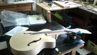 Building an Archtop Jazz Guitar 2012 [upl. by Zirtaeb131]