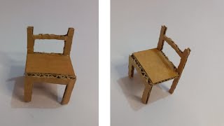 How to make cardboard chair in just 2 minutes very easy [upl. by Andert]