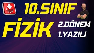 💯 10SINIF FİZİK 2DÖNEM 1YAZILI ÇALIŞMASI  PDFFİZİKLE BARIŞ FİZİK YAZILI FİZİK YAZILISI [upl. by Primalia]