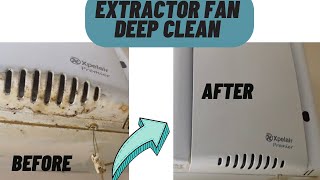 HOW TO CLEAN AN EXTRACTOR FANFAST amp EASYSPRING CLEAN cleaningmotivation cleanwithme springclean [upl. by Adnohryt821]