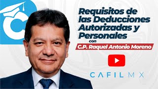 Requisitos de las Deducciones Autorizadas y Personales [upl. by Aloiv307]