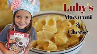 The FAMOUS Lubys Cafeteria Mac and Cheese cheese recipe food [upl. by Avot]