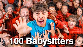 I Survived 100 Babysitters in 24 Hours [upl. by Kaine]