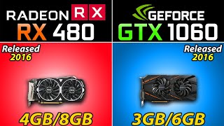 RX 480 vs GTX 1060  20 New Games Benchmarks [upl. by Rodrick]