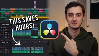 These Editing Tips Will Save You HOURS in Resolve [upl. by Yrogiarc]