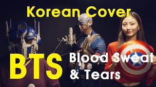 BTS Blood Sweat amp Tears 피 땀 눈물 Korea music Trot💗 NC Dinos Cheerleader 💗 Cover by MusicianPark [upl. by Ailee]