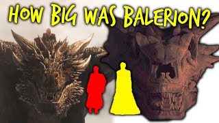 HOW BIG WAS BALERION THE BLACK DREAD Game Of Thrones Drogon vs Balerion Explained [upl. by Leonardo873]