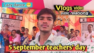 Funny Lazy Dance Expressionless 5 September 2024 teachers day [upl. by Lachman509]