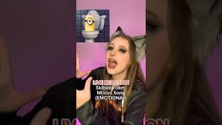 skibidi toilet minion LIVE REACTION 😱 satire skit skibiditoilet skibidi meme [upl. by Niletac]