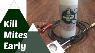 How to Do an Oxalic Acid Vaporizer Treatment in Your Hive for Mites PLUS Bonus Blooper Reel [upl. by Ahsya432]